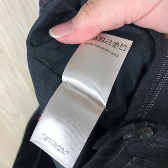 Anthropologie Cartonnier Lou Taper Wool Blend Mid Rise Cuffed Crop Pants 6 - Picture 12 of 12